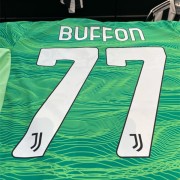 Günstige Juventus 2021-22 Fußballtrikots Gianluigi Buffon 77 Torwart Heimtrikot Langarm..